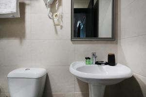 Koupelna v ubytování Hotel InnDigo in Kutaisi