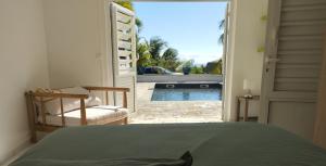 Басейн в Bas de villa vue mer avec deux chambres або поблизу