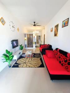 אזור ישיבה ב-ASFA Homestay Kuching