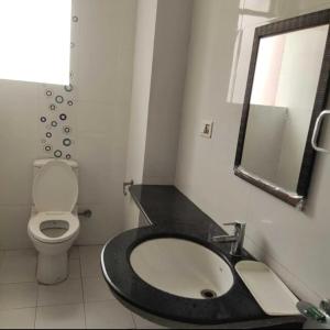 Koupelna v ubytování Hotel Kristal