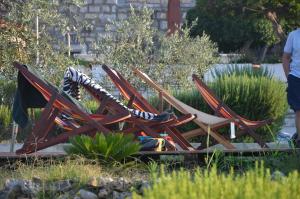 Jardín al aire libre en Hotel Borik