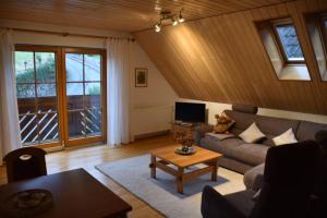Posezení v ubytování Ferienwohnung Lechleiter