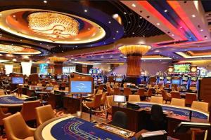 Et kasino i lejligheden eller i nærheden