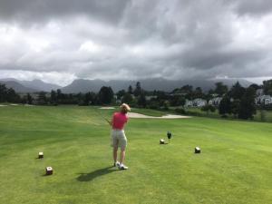 Golf v venkovského domu nebo okolí