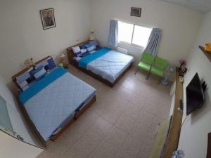 Letto o letti in una camera di Gods Home