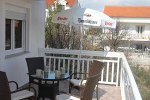 Balkón nebo terasa v ubytování Apartments Miletic J-I