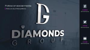 un póster para el gump de diamantes de juego en Diamonds Villa near York Hospital, en York