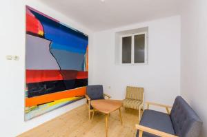 Posezení v ubytování Apartment Pavo