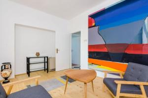 Posezení v ubytování Apartment Pavo