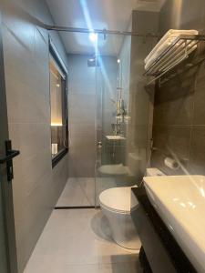 Koupelna v ubytování CÁT ANH HOTEL