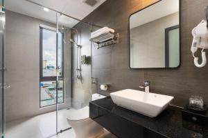 Koupelna v ubytování CÁT ANH HOTEL