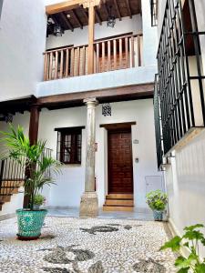 Balkón alebo terasa v ubytovaní SUITES CASA DE LAS COLUMNAS