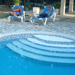 Bazén v ubytování Los Palmares Guest House & Eventos nebo v jeho okolí