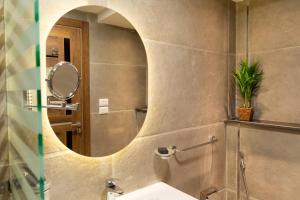 Koupelna v ubytování Nile Club hotel