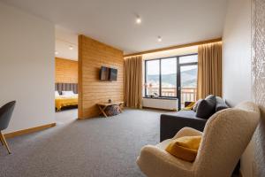 Postel nebo postele na pokoji v ubytování Yo Hotel