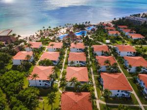 an aerial view of a resort with orange roofs at Ocean Maya Royale Adults Only - All Inclusive in Playa del Carmen