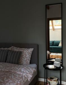 Postel nebo postele na pokoji v ubytování Apartman Park