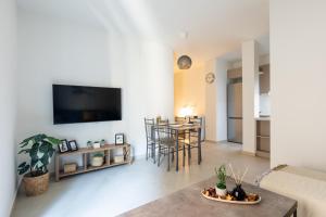 Zona d'estar a Theia 1-Bedroom Apartment in Athens