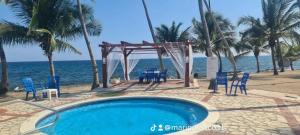 Bazén v ubytování Residencial turisco albatros mal azul nebo v jeho okolí