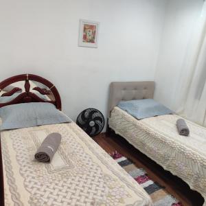 Aconchegante Apartamento em Ouro Preto客房内的一张或多张床位