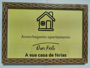 Aconchegante Apartamento em Ouro Preto的证书、奖牌、标识或其他文件