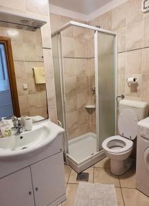 Kúpeľňa v ubytovaní Apartman Meerblick