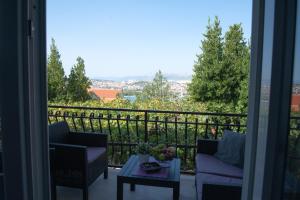 Balkón alebo terasa v ubytovaní Holiday house with a parking space Podstrana, Split - 6044