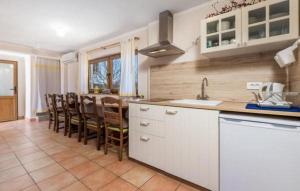 une cuisine avec un évier et un plan de travail dans l'établissement Holiday house with a parking space Rakovica, Plitvice - 20811, à Rakovica