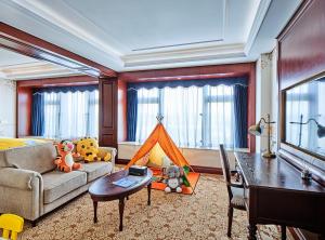Posezení v ubytování Guangming CIMC Executive Hotel Shenzhen