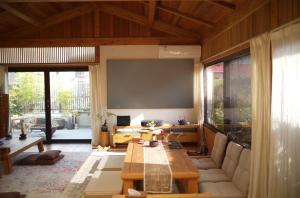 Χώρος καθιστικού στο Hantang Inn Hostel Xi'an
