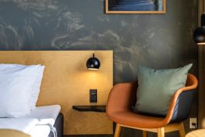 Voodi või voodid majutusasutuse Fjordgaarden - Spa - Hotel - Konference toas