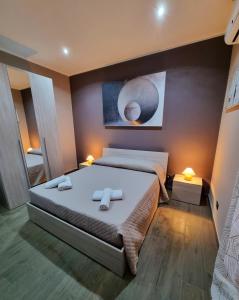 A bed or beds in a room at B&B Rampante
