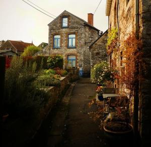 Zahrada ubytování Escale Chambre d'hôtes Au coeur du vieux Profondeville entre Namur et Dinant