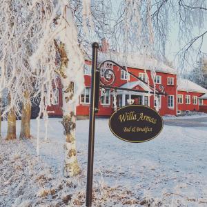 Bed & Breakfast Willa Armas v zimě