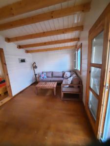 Et sittehjørne på Chalets Chomoni