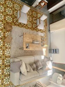 Ruang duduk di L'Annexe Apparthôtel Porto Vecchio, 4 étoiles