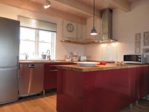 Köök või kööginurk majutusasutuses Ferienhaus Fritid
