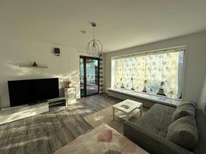 Posezení v ubytování Ferienwohnung am Stadtpark