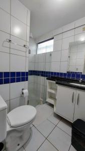 Koupelna v ubytování Apto no B. Universitário Portal do Amazonas 107