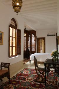 Posezení v ubytování Riad El Morocco Hotel