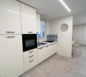 Virtuve vai virtuves zona naktsmītnē Nur 2 Casa Vacanze Bergamo Via Pignolo