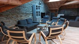 Posezení v ubytování Sous le Charme - Gîte rural grande capacité (16p)