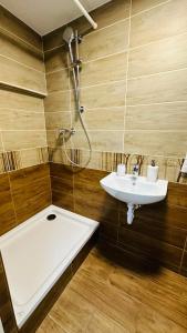 Vonios kambarys apgyvendinimo įstaigoje Carpe Diem Privat Guesthouse