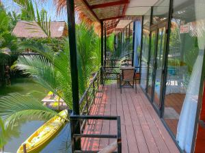 Balkón nebo terasa v ubytování V-Relaxing Resort