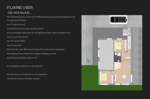 Plán poschodí v ubytovaní Fuxrevier