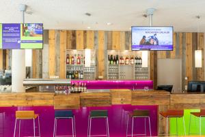 منطقة البار أو اللاونج في Explorer Hotel Hinterstoder