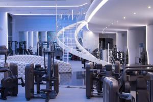 Fitness centrum a/nebo fitness zařízení v ubytování Tsarsky Hotel