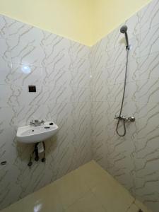 Koupelna v ubytování Hotel Zagora