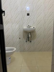 Koupelna v ubytování Hotel Zagora