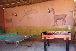 Stolní tenis v ubytování Hostal Vilama nebo okolí